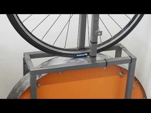 Michelin Power Cup (clincher) Rolling Resistance Test (spin up video)