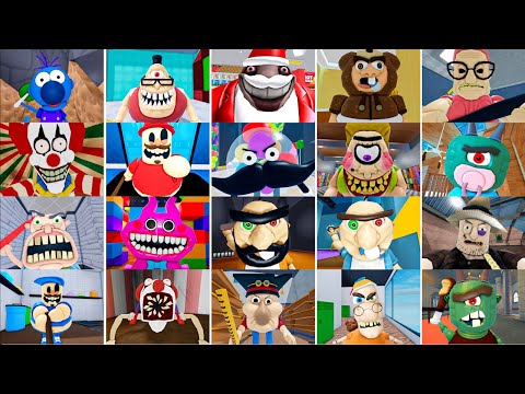 EPIC SCHOOL ESCAPE, EVIL GRANDMA, MR POP'S, BABY BOBBY, TIM FARM, MS HAPPI, ROBLOX JUMPSCARE'S
