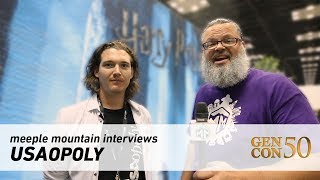 Gen Con 2017 - USAopoly (Harry Potter: Hogwarts Battle, Codenames Disney, The Thing)