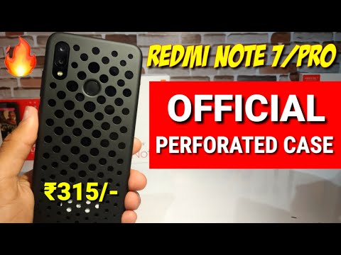 Redmi note 7 & Redmi Note 7 Pro Original Case | Redmi Note 7 Pro Perforated cover case 349 rupees Video