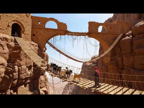 Jordania: Un viaje asombroso entre el vasto desierto y las maravillas de la humanidad |Documental 4K