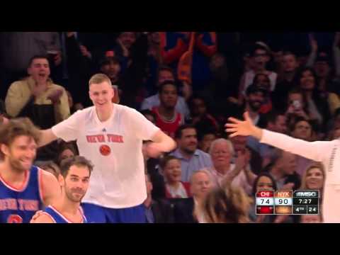 Jose Calderon's Crazy Lob to Derrick Williams vs Knicks | March 24, 2016