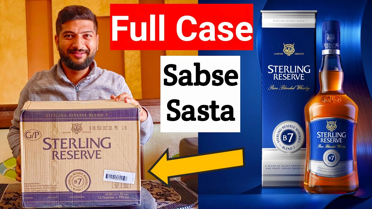 Sterling Reserve B7 Whisky Full Case Unboxing and Review | The Whiskeypedia