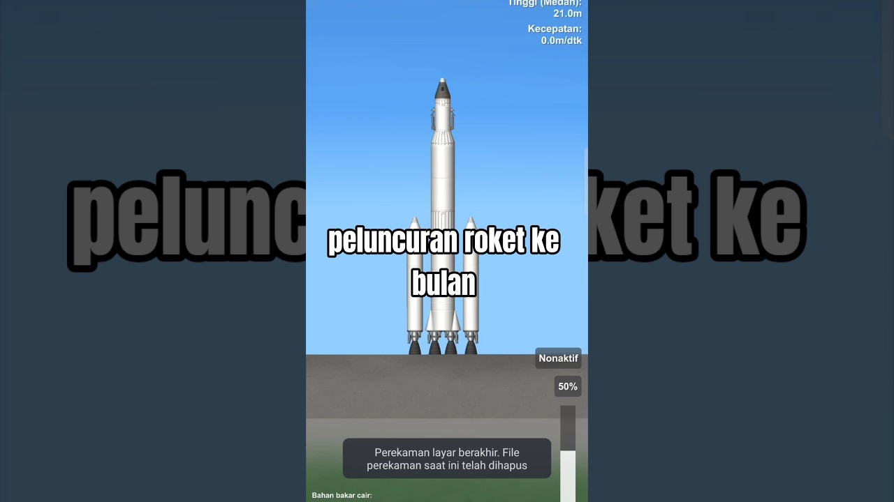 peluncuran roket ke bulan| apollo 2#sfs #spaceflightsimulator #fypage #masukberanda #xyzbca