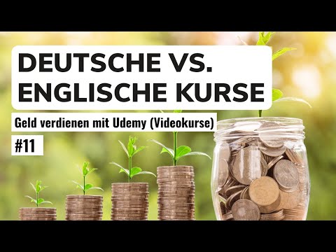 Was VERKAUFT sich besser - Deutsche oder Englische Kurse? - Geld verdienen mit Udemy #11