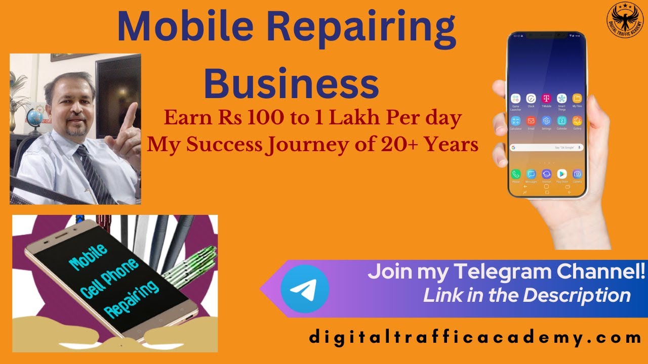Mobile Repairing Business | Earn Rs 100 to 1 Lakh Per day | My Success Journey of 20+ Years