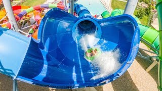 Tornado Alley [NEW] Funnel Water Slide | Kalahari Resort Sandusky