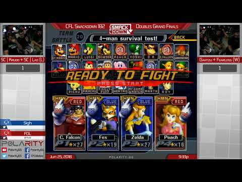 CFL Smackdown 182 Melee - Gahtzu + Fearless vs Krudo + Lad - Doubles GF