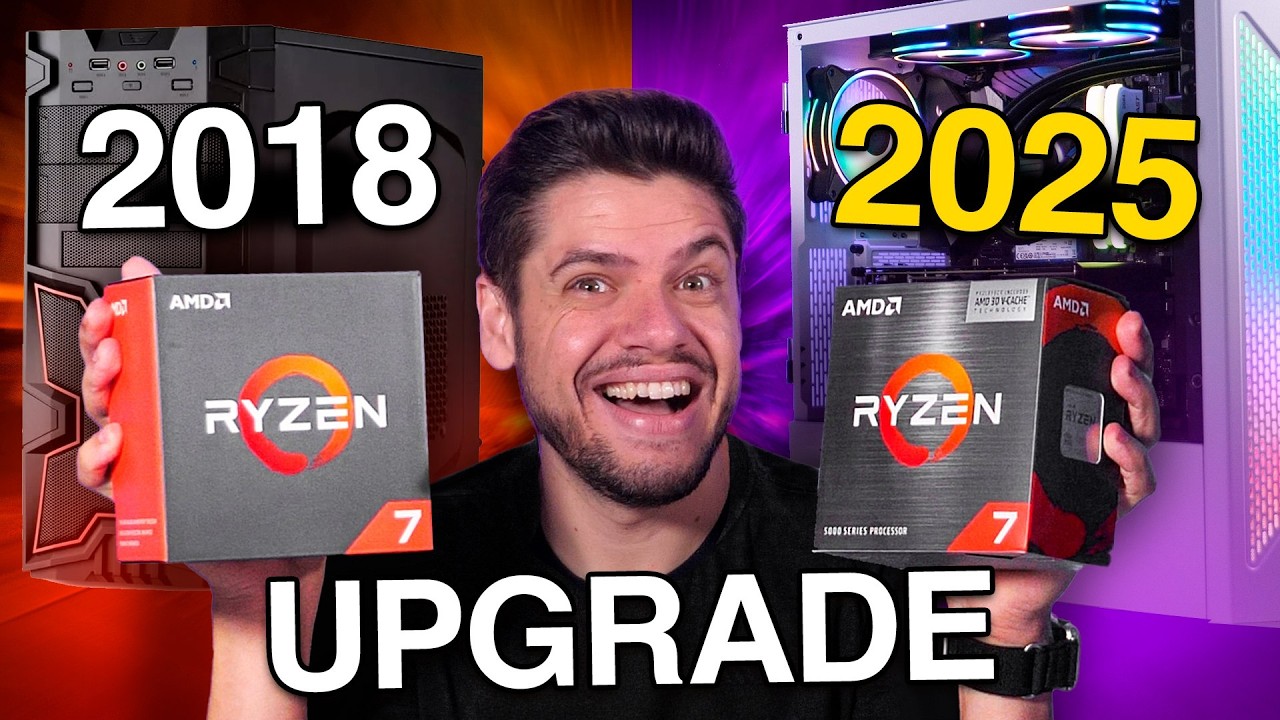 EXCHANGING RYZEN 7 2700 for RYZEN 7 5700X3D, IS IT WORTH THE UPGRADE? SIDE BY SIDE on GAMES, PERF...
