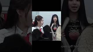 Chaeyoung, unpredictable as always, starts singing strawberries! #twice #dubchaeng