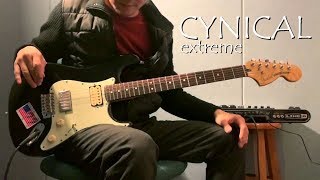 Extreme - Cynical (Guitar cover with backing track) &#39;Cynical&#39; Guitar
