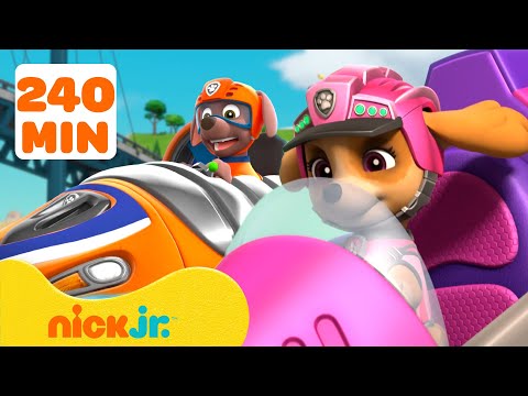PAW Patrol Coolest Vehicles Rescues for 240 Minutes! w/ Skye #4 | Nick Jr.