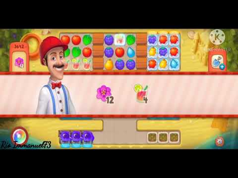 GARDENSCAPES HARD LEVEL 3642 NO BOOSTER || GAMEPLAY