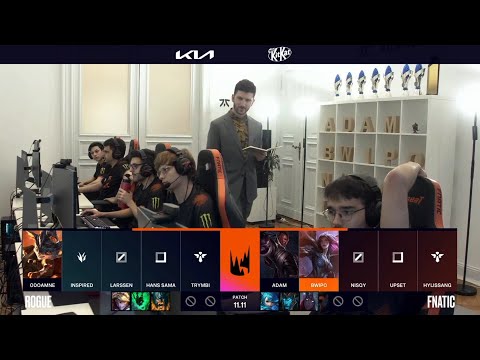 RGE VS FNC - FULL Game -  2021 LEC Summer W1D2 l Rogue vs Fnatic