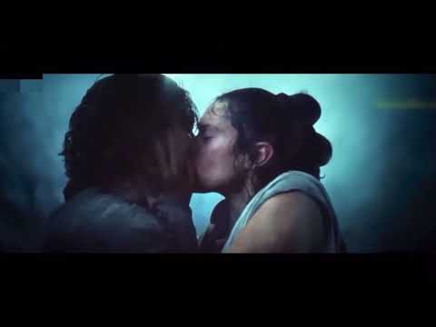 Star Wars The Rise of Skywalker Rey and Ben Solo Kiss Scene