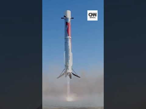 China consegue feito inédito ao pousar foguete de ré em terra firme | CNN Brasil