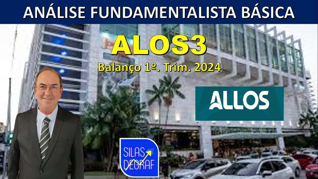 ALOS3 - ALLOS S/A ( ALIANSCE SONAE). ANÁLISE FUNDAMENTALISTA BÁSICA. PROF. SILAS DEGRAF