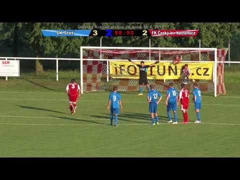 Fotbal SK Štětí - FK ČL Neštěmice 4-3   10.6.2015