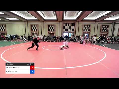 77 Lbs Quarterfinal - Wyatt Stauffer, Pennsylvania Vs Ethan Hauser, The Dynamic Wrestling Academy