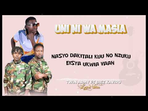 TWINARMY FT BIEZ KAVIRU OFFICIAL LYRICS AUDIO