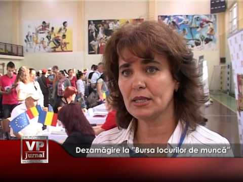 Dezamăgire la ”Bursa locurilor de muncă”