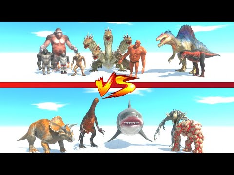 PRIMATES + FANTASY + CARNIVORE DINOS VS INFERNALS + AQUATICS + HERBIVORE DINOS  - ARBS