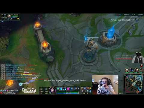 Bjergsen as Ahri vs Taliyah Mid   S7 Ranked Gameplay patch 7.5