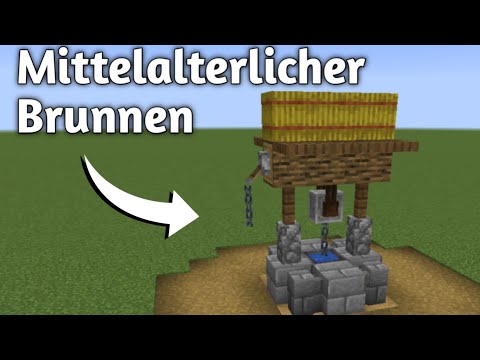 Wie baut man einen Brunnen in Minecraft?╿Minecraft Brunnen bauen Tutorial deutsch