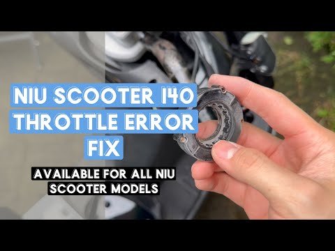 NIU Scooter 140 Throttle Grip Error Fix