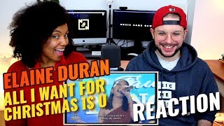 Elaine Duran - All I Want For Christmas Is You | 5th day of Semi Finals Battle | REACTION