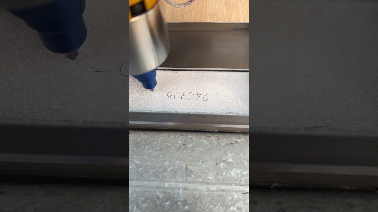 #Handheld Electric Marking Machine # Metal Engraving # Trailer Chassis VIN Marking Machine