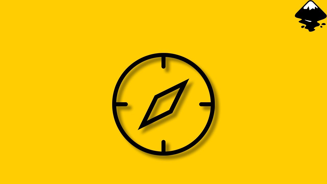 Create a Compass Icon in Inkscape