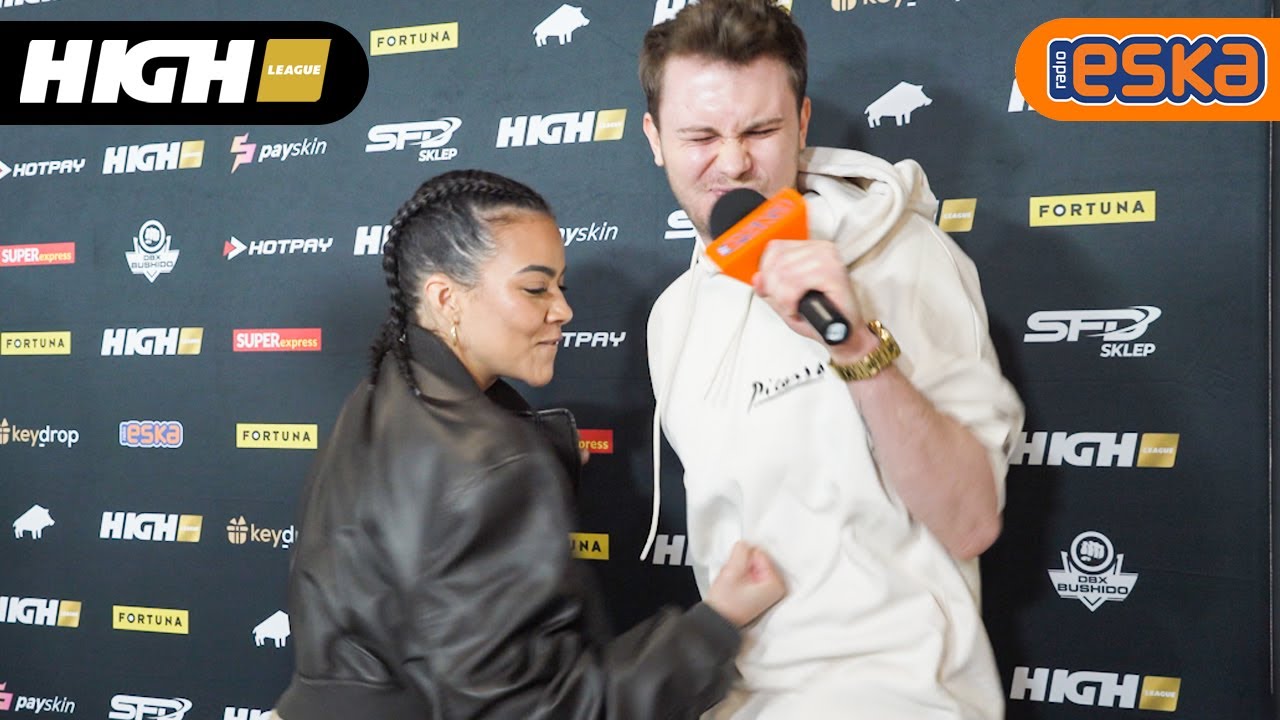 High League 6 konferencja... Lexy pobiła dziennikarza! | #ESKA #HIGHLEAGUE
