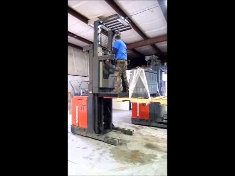 2003 Raymond EASi-0PC30TT electric warehouse picker forklift | sold at auction February 19, 2014