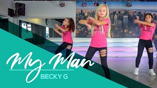 My Man - Becky G - Easy Kids Dance Video - Warming-up - Choreography - Baile - Coreo