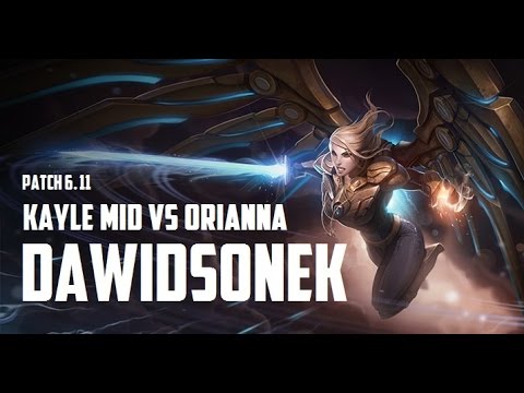 Best Kayle World - "Dawidsonek" in Midlane vs Orianna | Challenger 600+ LP Patch 6.11