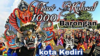 Download lagu Tari kolosal seribu barongan kota Kediri mp3