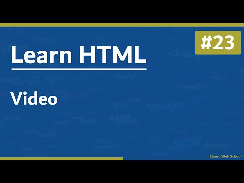 Learn HTML In Arabic 2021 - #23 - Video