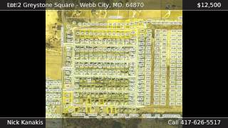 preview picture of video 'Lot 2 Greystone Square WEBB CITY MO 64870'