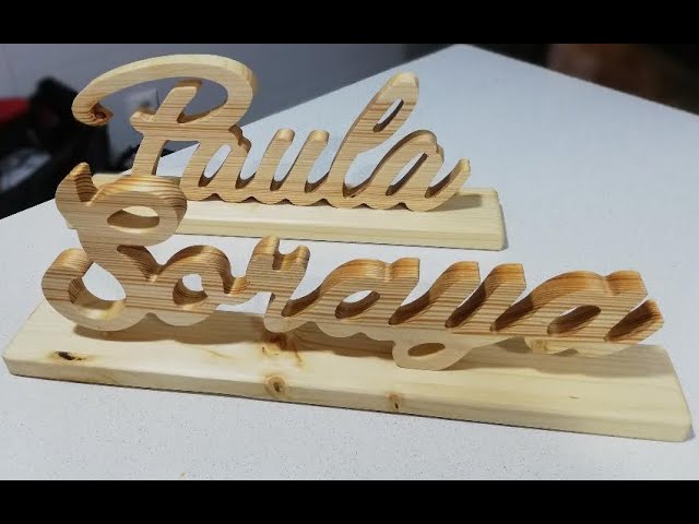 Vídeo relacionado con Carta de Madera del Tren Nombre Personalizado Personalizable