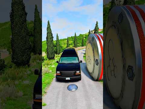 Epic BeamNG.Drive crashes! 💥 Real physics, wild stunts, and pure chaos! 🚗🔥#viral #beamngdrive
