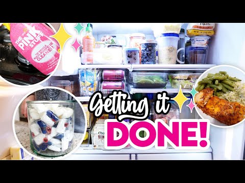 ⚡ GETTING MY LIFE (& fridge) ORGANIZED! ✨ COOK, CLEAN + PREP WITH ME @Jen-Chapin