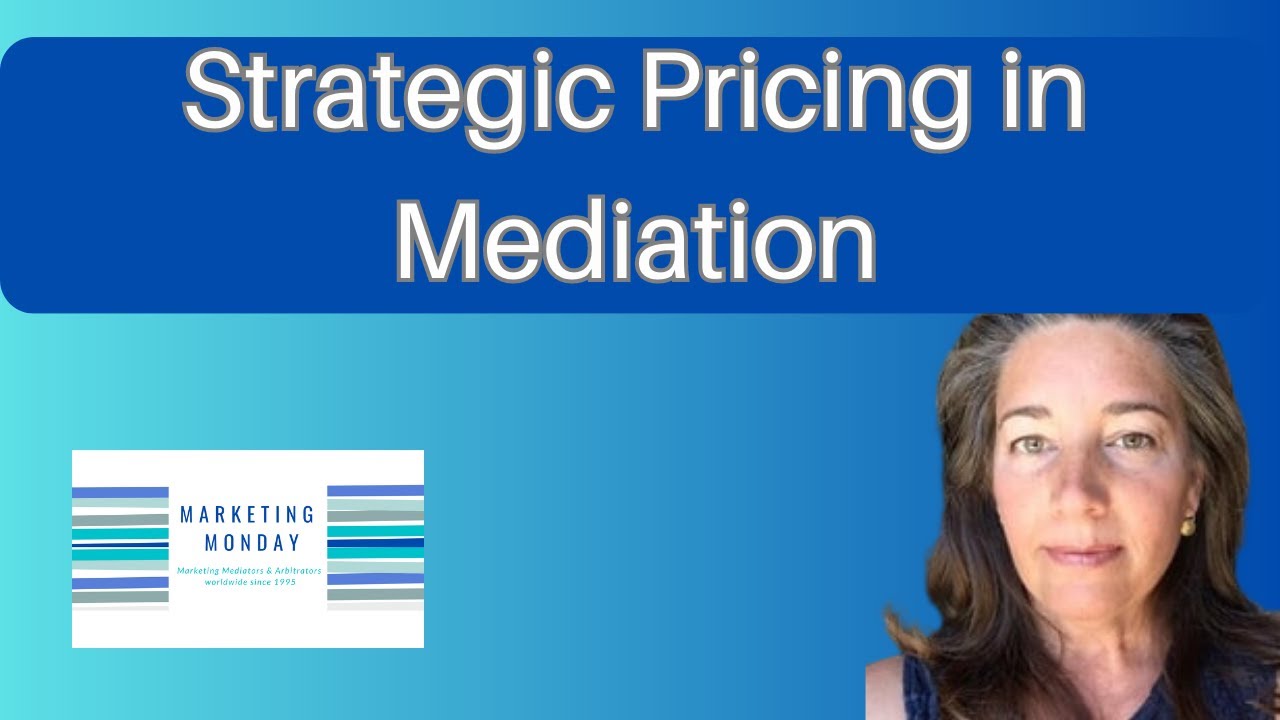 Strategic Pricing in Mediation