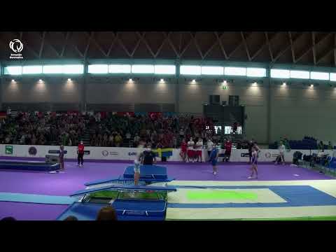 Tuva STJAERNBORG (SWE) - 2022 junior European bronze medallist, Double Mini-Trampoline