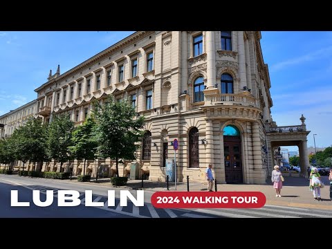 Lublin, Poland 4K, 2024 City Lonely Walk