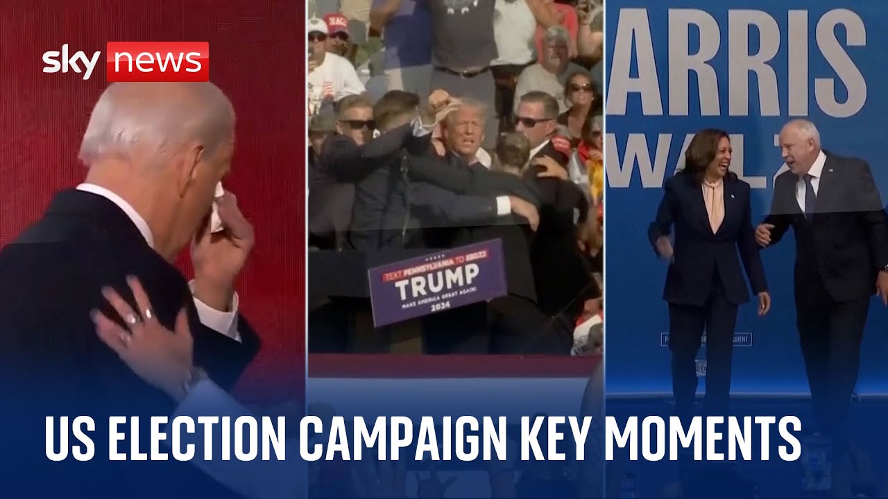 Key moments from the 2024 US election campaign