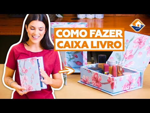 LIVROS DECORATIVOS | COMO FAZER CAIXA LIVRO-  DIY DECORAÇÃO