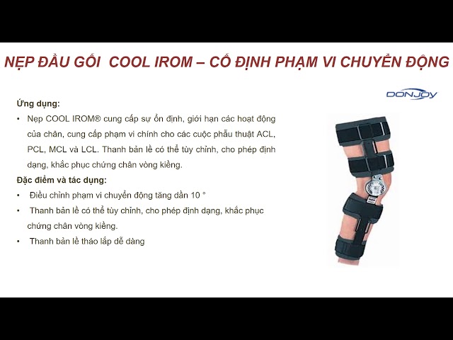 Nẹp chấn thương chỉnh DJO