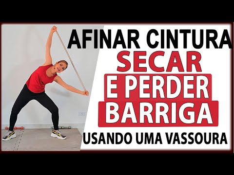 🔴 SECAR, PERDER BARRIGA E AFINAR CINTURA USANDO UMA VASSOURA - Vídeo 901