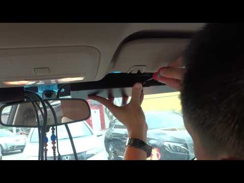 YouTube video about: How to install visor emergency lights?